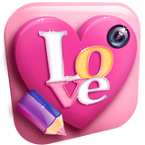 Love Text on Picture Editor simgesi