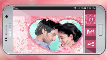 Romantic Love Photo Frames - Valentine's Frames постер