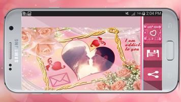 Romantic Love Photo Frames - Valentine's Frames تصوير الشاشة 1