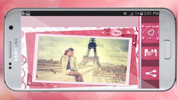 Romantic Love Photo Frames - Valentine's Frames imagem de tela 3