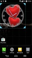 Coeur D'amour Horloge Analogue capture d'écran 1