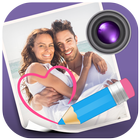 Love Text On Pic Editor آئیکن