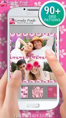 Скачать Прекрасный розовый Kоллаж APK