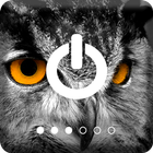Owl Mystenious HD PIN Screen Locker ไอคอน