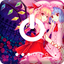 Anime Manga Red Roses PIN Lock aplikacja