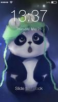Baby Panda Bubbles PIN Lock Screen poster
