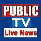 Public TV Live news Zeichen