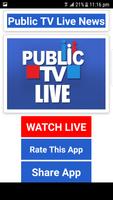 Public TV Live news plakat