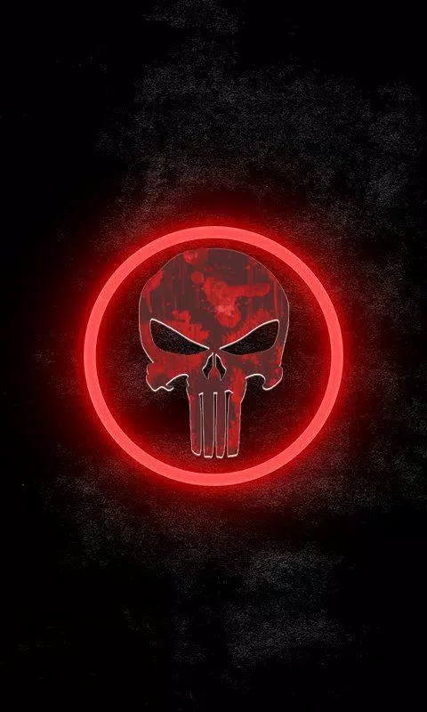 Premium AI Image  The skull of the punisher wallpapers