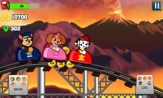 Paw Puppy RollerCoasters Patrol captura de pantalla 1