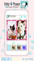 برنامه‌نما Collage Maker - Kitty & Puppy عکس از صفحه