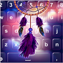 紫のドリームキャッチャーキーボードテーマ APK
