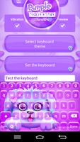 Purple Keyboard Themes capture d'écran 2