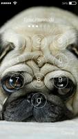 Little Pug Dog Puppy Kawaii Wallpaper Screen Lock screenshot 1