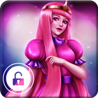Princess Beautiful Cinderella Cute Purple App Lock icon