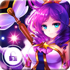 Star League Of Theme Cute Purple Guardian App Lock ikona