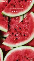 Summertime Watermelon Fruit Wallpaper Screen Lock screenshot 1