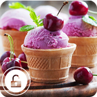 Sweet Ice Cream Juice Fruits Wallpaper Screen Lock icône