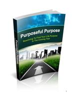 Purposeful Purpose 포스터