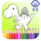 Dinosaur Coloring Book - Kids icône
