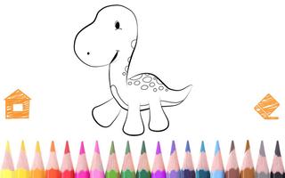 Dinosaur Coloring Book - Kids capture d'écran 1