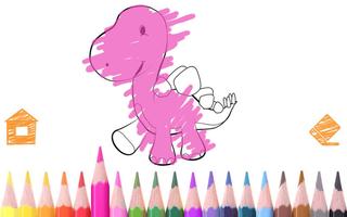 Dinosaur Coloring Book - Kids capture d'écran 2