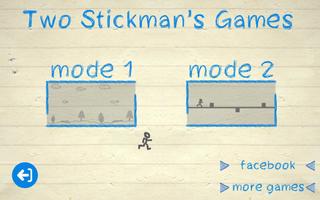 Stickman Line Runner for kids and adults Affiche