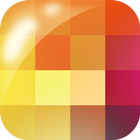 Colored: gradiets block puzzle icon