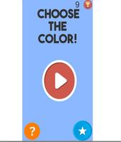 Choose the color! पोस्टर