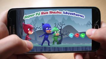 Super PJ Run Masks Adventures capture d'écran 1