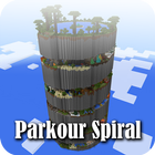 Map Parkour Spiral Minecraft icône
