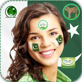 PMLN Flag on Face icône