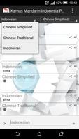 Indonesian Mandarin Dictionary Plakat