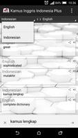 Indonesian English Dictionary+ capture d'écran 1