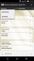 Indonesian Java Dictionary Pro capture d'écran 1