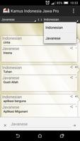 Indonesian Java Dictionary Pro capture d'écran 2
