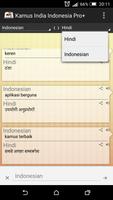 برنامه‌نما India Indonesia Dictionary Pro عکس از صفحه