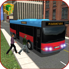 Public Coach Bus Drive Go icon