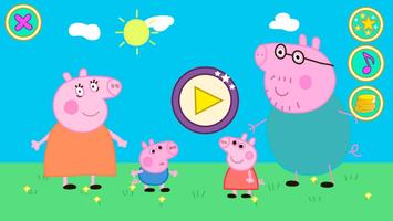 Peppa Pig kids Puzzles ポスター