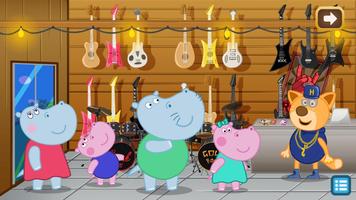 Queen Party Hippo: Music Games screenshot 1