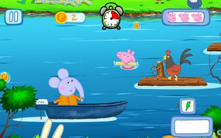 Peppa on the river 스크린샷 1