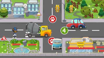 Puppy Patrol: trafic  voitures Affiche