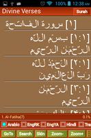 Quran English Hindi Arabic - Divine Verses capture d'écran 1