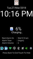 Night Clock with battery saving mode (160kb) Affiche