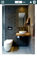 Tile Decoration Ideas for Bathroom / Washroom Plakat