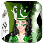 Pakistan Flag Face photo Maker ícone