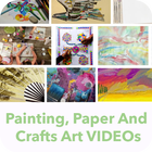 Painting Paper And Crafts Art Videos icône
