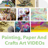 Painting Paper And Crafts Art Videos