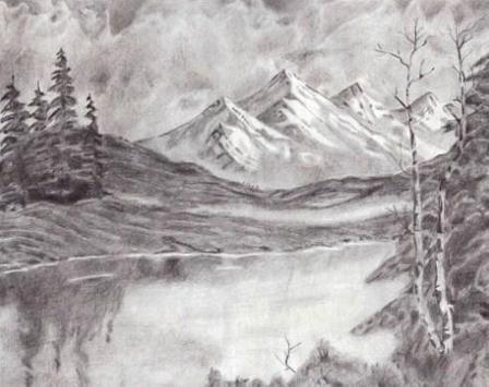 Malerei Bleistift Landschaft für Android - APK herunterladen