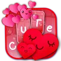 Cute Hearts Keyboard Design